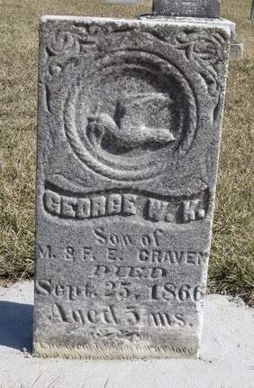 CRAVEN, GEORGE W. K. - Mahaska County, Iowa | GEORGE W. K. CRAVEN 