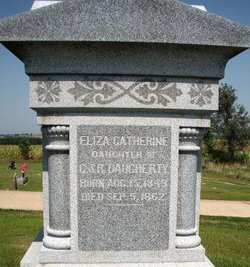 DAUGHERTY, ELIZA CATHERINE - Mahaska County, Iowa | ELIZA CATHERINE DAUGHERTY 