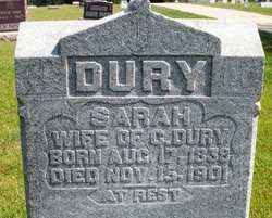 DURY, SARAH - Mahaska County, Iowa | SARAH DURY 
