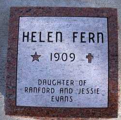 EVANS, HELEN FERN - Mahaska County, Iowa | HELEN FERN EVANS 