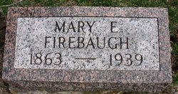 FIREBAUGH, MARY E. - Mahaska County, Iowa | MARY E. FIREBAUGH 