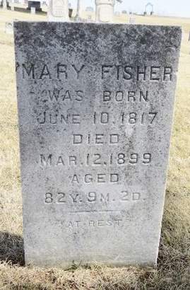 FISHER, MARY - Mahaska County, Iowa | MARY FISHER 