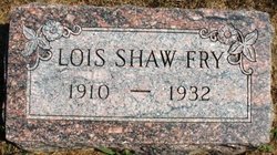 FRY, LOIS - Mahaska County, Iowa | LOIS FRY 