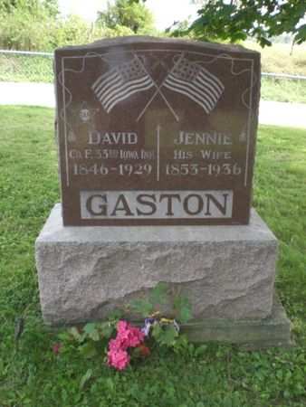 STOUT GASTON, MATILDA JENNIE - Mahaska County, Iowa | MATILDA JENNIE STOUT GASTON 