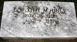 HINES, DOROTHY M. - Mahaska County, Iowa | DOROTHY M. HINES 