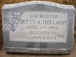 HOLLAND, BETTY A. - Mahaska County, Iowa | BETTY A. HOLLAND 