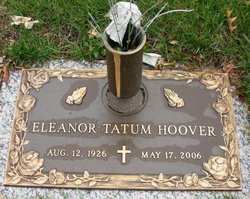 TATUM HOOVER, ELEANOR - Mahaska County, Iowa | ELEANOR TATUM HOOVER 