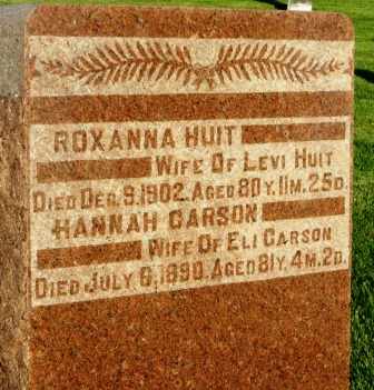 HUIT, ROXANNA - Mahaska County, Iowa | ROXANNA HUIT 