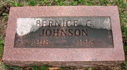 JOHNSON, BERNICE G. - Mahaska County, Iowa | BERNICE G. JOHNSON 
