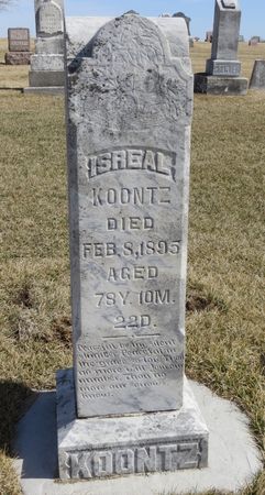 KOONTZ, ISREAL - Mahaska County, Iowa | ISREAL KOONTZ 
