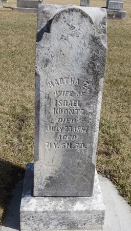 KOONTZ, MARTHA Z. - Mahaska County, Iowa | MARTHA Z. KOONTZ 