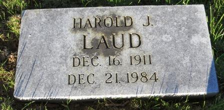 LAUD, HAROLD J. - Mahaska County, Iowa | HAROLD J. LAUD 