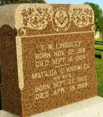 LINDSLEY, T.W. - Mahaska County, Iowa | T.W. LINDSLEY 