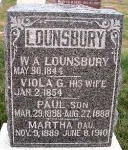 LOUNSBURY, MARTHA - Mahaska County, Iowa | MARTHA LOUNSBURY 