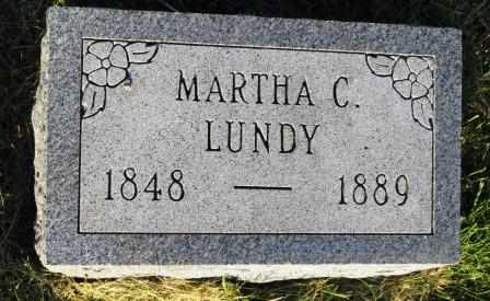 LUNDY, MARTHA C. - Mahaska County, Iowa | MARTHA C. LUNDY 