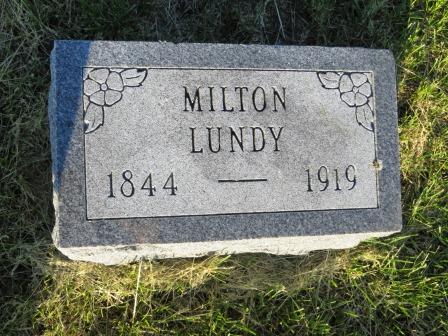 LUNDY, MILTON - Mahaska County, Iowa | MILTON LUNDY 