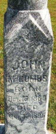 MCCOMBS, JOHN - Mahaska County, Iowa | JOHN MCCOMBS 