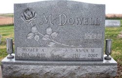 MCDOWELL, ANNA M. - Mahaska County, Iowa | ANNA M. MCDOWELL 