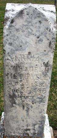 MCDOWELL, MARTHA J. - Mahaska County, Iowa | MARTHA J. MCDOWELL 