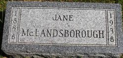 MCLANDSBOROUGH, JANE - Mahaska County, Iowa | JANE MCLANDSBOROUGH 
