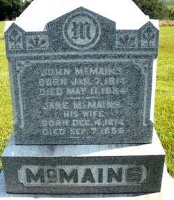 MCMAINS, JANE - Mahaska County, Iowa | JANE MCMAINS 