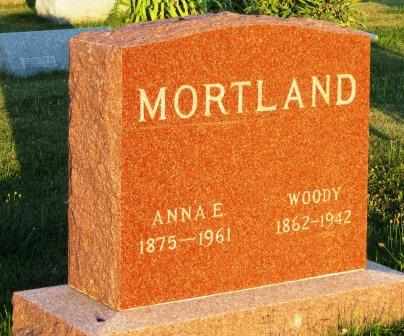 MORTLAND, ANNA E. - Mahaska County, Iowa | ANNA E. MORTLAND 