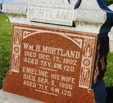 MORTLAND, WILLIAM H. - Mahaska County, Iowa | WILLIAM H. MORTLAND 
