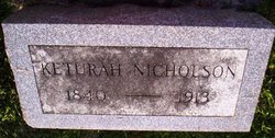 NICHOLSON, KETURAH - Mahaska County, Iowa | KETURAH NICHOLSON 