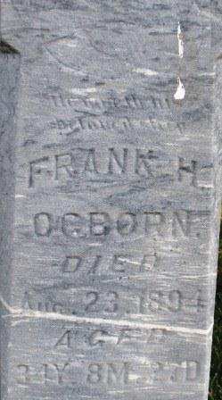 OGBORN, FRANK K. - Mahaska County, Iowa | FRANK K. OGBORN 