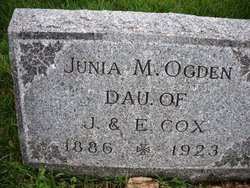 COX OGDEN, JUNIA M. - Mahaska County, Iowa | JUNIA M. COX OGDEN 