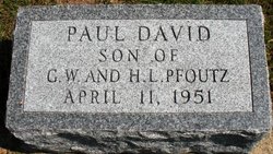 PFOUTZ, PAUL DAVID - Mahaska County, Iowa | PAUL DAVID PFOUTZ 