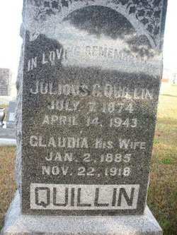 QUILLIN, CLAUDIA - Mahaska County, Iowa | CLAUDIA QUILLIN 