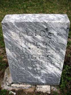 RIGGS, ALICE - Mahaska County, Iowa | ALICE RIGGS 
