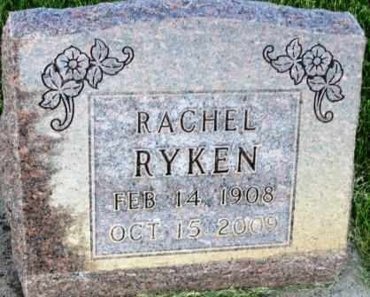 RYKEN, RACHEL - Mahaska County, Iowa | RACHEL RYKEN 