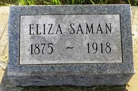 SAMAN, ELIZA - Mahaska County, Iowa | ELIZA SAMAN 