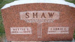 QUAINTANCE SHAW, NETTIE E. - Mahaska County, Iowa | NETTIE E. QUAINTANCE SHAW 