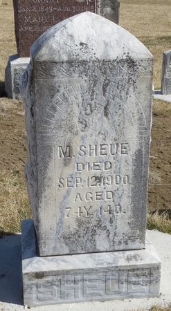 SHEUE, M. - Mahaska County, Iowa | M. SHEUE 