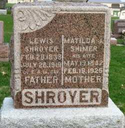 SHROYER, MATILDA J. - Mahaska County, Iowa | MATILDA J. SHROYER 