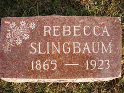 SLINGBAUM, REBECCA - Mahaska County, Iowa | REBECCA SLINGBAUM 