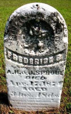 SPROUL, FREDERICK S. - Mahaska County, Iowa | FREDERICK S. SPROUL 