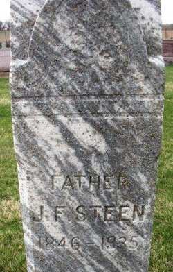 STEEN, J. F. - Mahaska County, Iowa | J. F. STEEN 