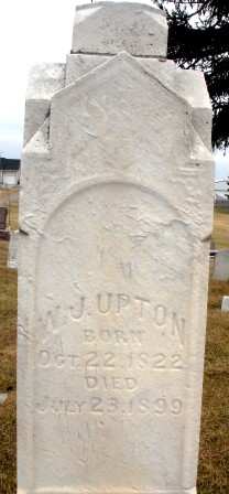 UPTON, W. J. - Mahaska County, Iowa | W. J. UPTON 
