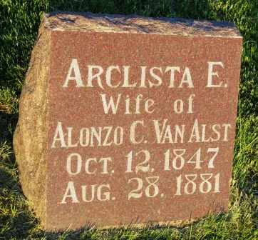 VANALST, ARCLISTA E. - Mahaska County, Iowa | ARCLISTA E. VANALST 