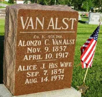 VANALST, ALONZO C. - Mahaska County, Iowa | ALONZO C. VANALST 