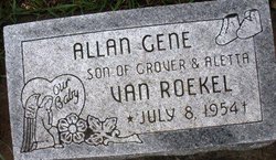 VAN ROEKEL, ALLAN GENE - Mahaska County, Iowa | ALLAN GENE VAN ROEKEL 
