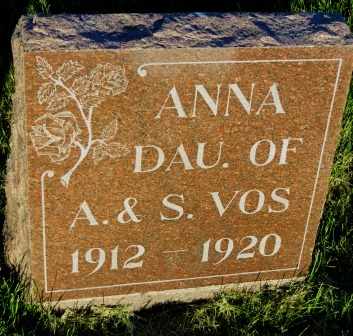 VOS, ANNA - Mahaska County, Iowa | ANNA VOS 