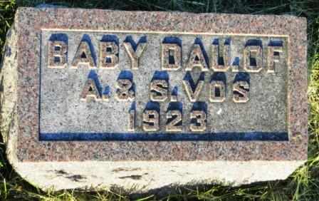 VOS, DAUGHTER - Mahaska County, Iowa | DAUGHTER VOS 