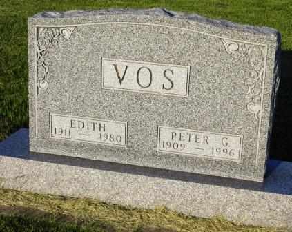 VOS, EDITH - Mahaska County, Iowa | EDITH VOS 