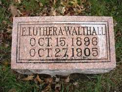 WALTHALL, E. LUTHERA - Mahaska County, Iowa | E. LUTHERA WALTHALL 