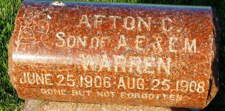 WARREN, AFTON C. - Mahaska County, Iowa | AFTON C. WARREN 